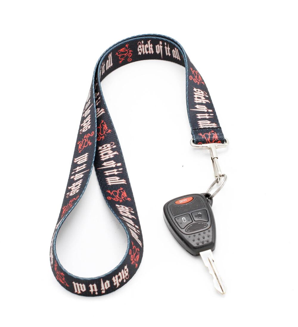 Sick of it All Official Lanyard heavy duty key chain Hardcore NYHC